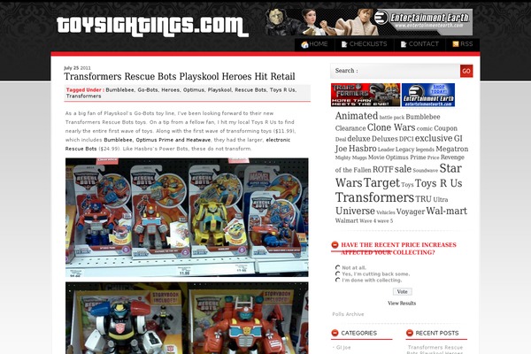 toysightings.com site used Blackred
