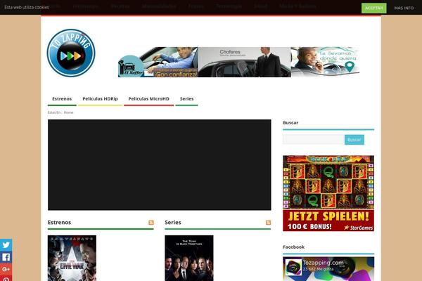 MesoColumn theme site design template sample
