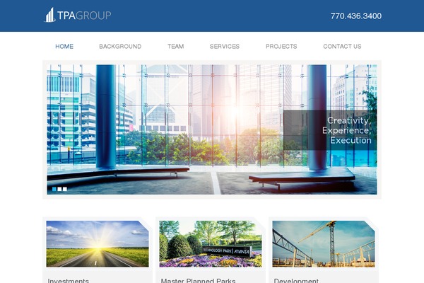 Salient theme site design template sample