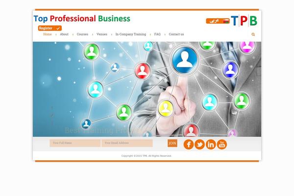 tpb theme websites examples