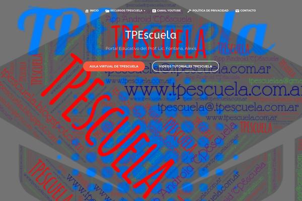 Hestia theme site design template sample