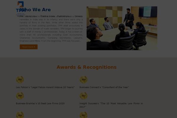 Tpm theme site design template sample
