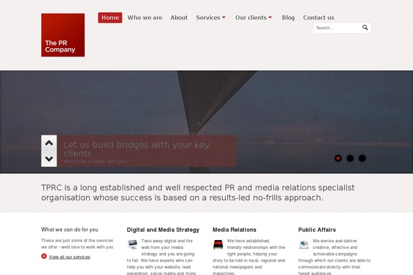 Berg theme site design template sample