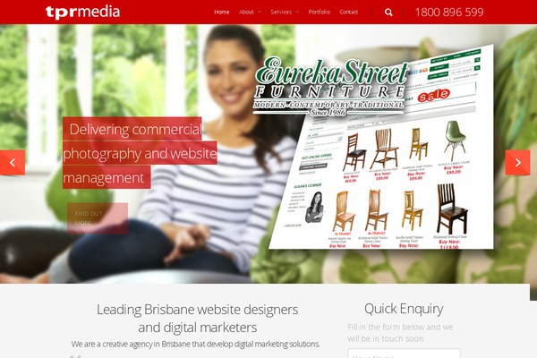 Salient theme site design template sample