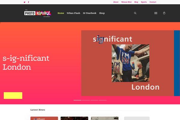 Site using Wordpress-social-stream plugin