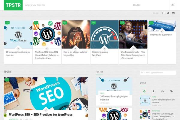 Viva theme site design template sample