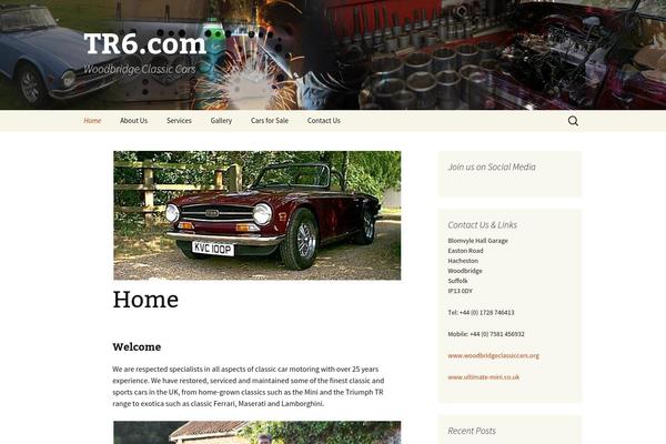 Twenty Thirteen theme site design template sample