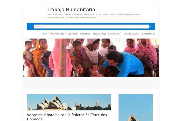 Spacious Child theme site design template sample