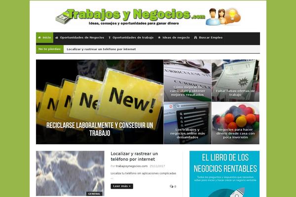 Magic Mag theme site design template sample