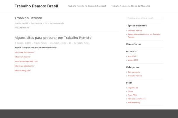 Alex theme site design template sample
