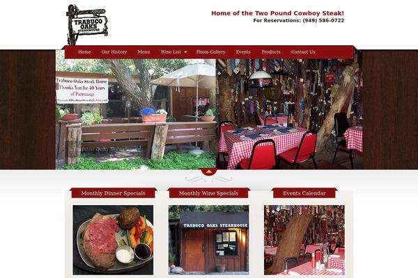 The Restaurant theme site design template sample