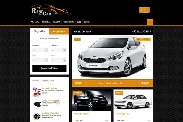 Listings theme site design template sample