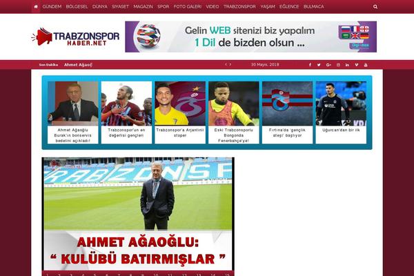 trabzonsporhaber.net site used Wp Medya Haber