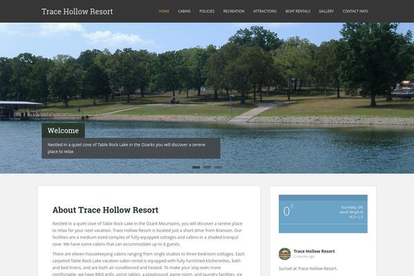 Site using Awesome Weather Widget plugin