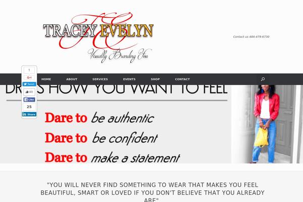 Vantage theme site design template sample