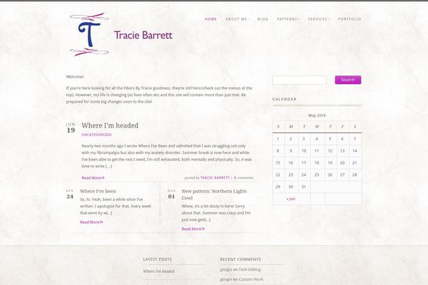 The Cotton theme site design template sample