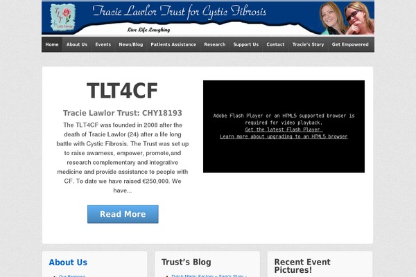 tracielawlortrust.com site used Mesmerize