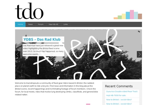 trackdropouts.com site used Wp-foundation