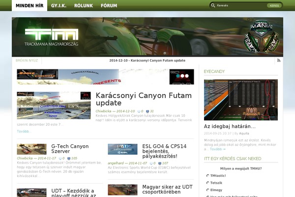 FastNews Light theme site design template sample