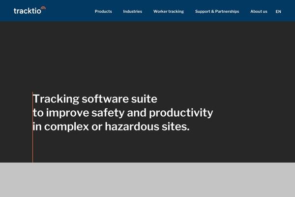 tracktio.com site used Tracktiotheme