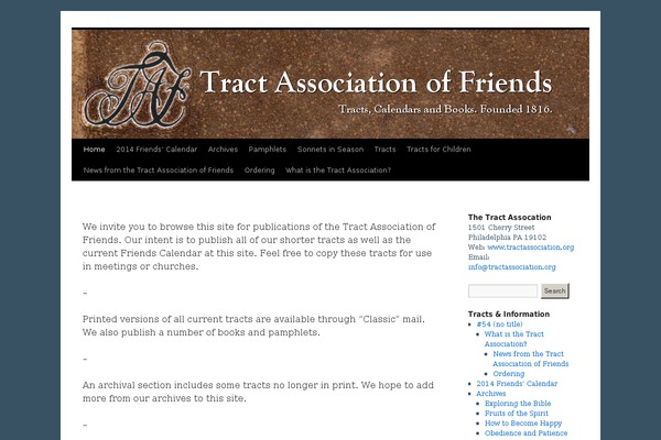 Twenty Ten theme site design template sample