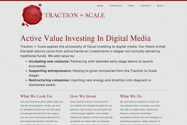Ts theme site design template sample