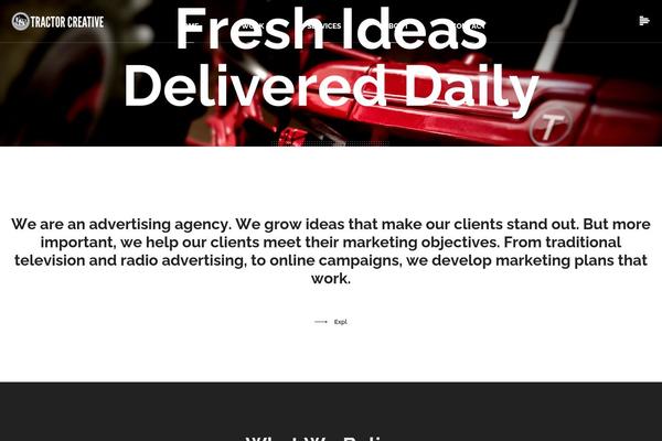 Kreate theme site design template sample