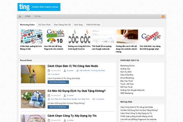 Manifesto theme site design template sample