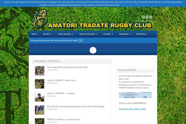 Akita theme site design template sample