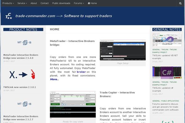 Site using Hueman-addons plugin