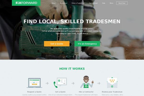 trademark theme websites examples