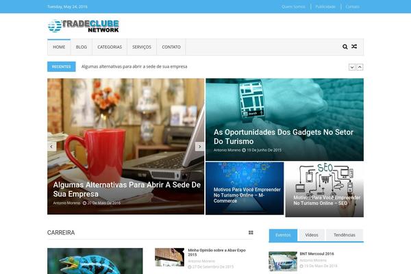 iMag Mag theme site design template sample