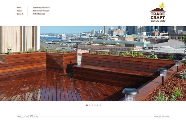 Architecture theme site design template sample
