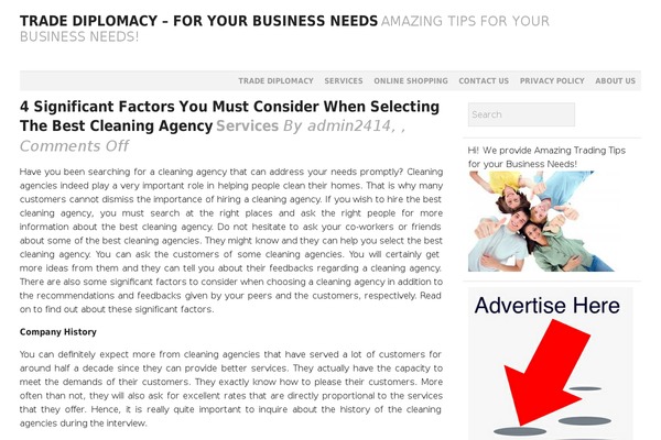 Atmosphere 2010 theme site design template sample