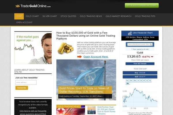 Jarida theme site design template sample