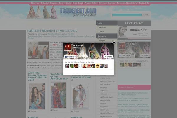 Shopping theme site design template sample