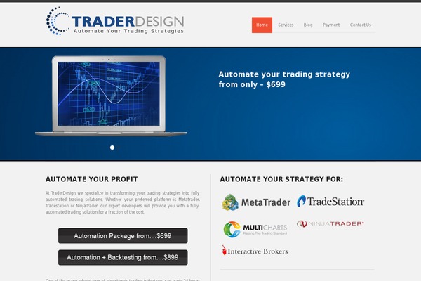 traderdesign.com site used Theme1710