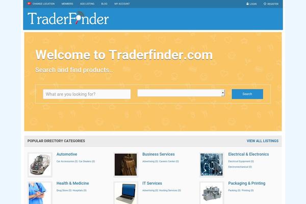 Bt theme site design template sample