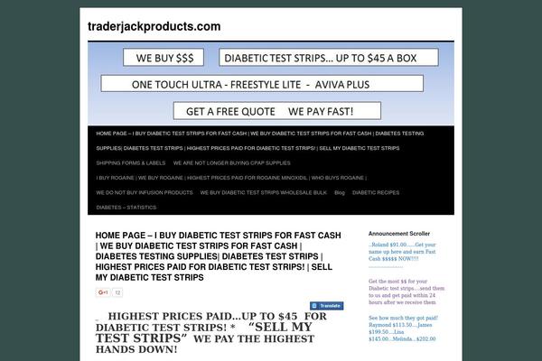Site using Continuous announcement scroller plugin