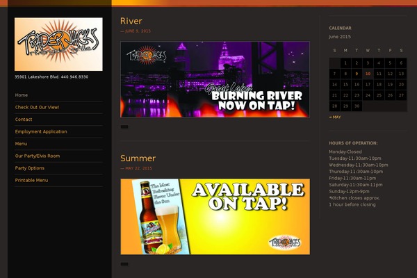 Sunspot theme site design template sample