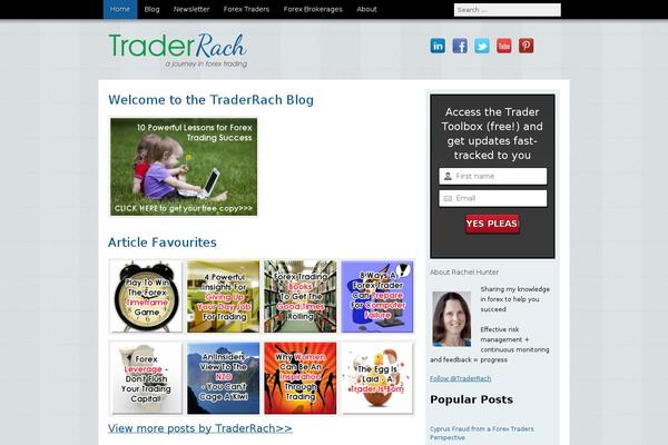 Site using Sociable plugin
