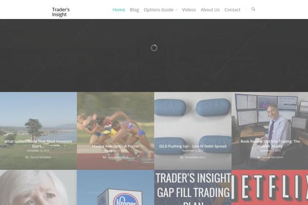Salient theme site design template sample