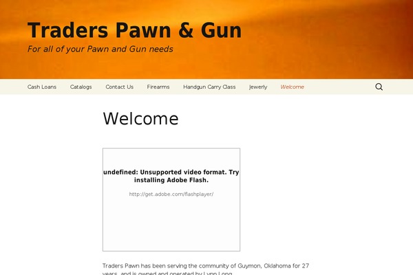 Site using Hana Flv Player plugin