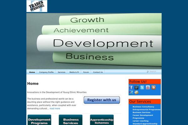 Site using Featured Page Widget plugin