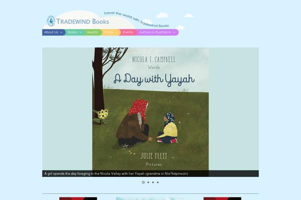 Site using MyBookTable Bookstore by Author Media plugin