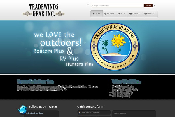 tradewindsgear.com site used Beatific