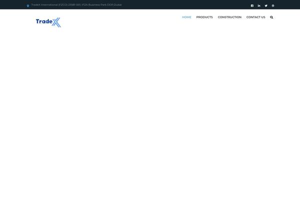 Industrial theme site design template sample