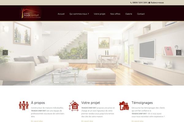 Residence Child theme site design template sample