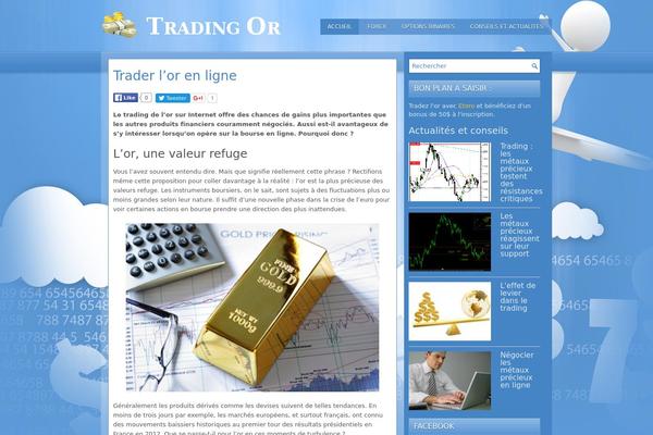 Financeweek theme site design template sample