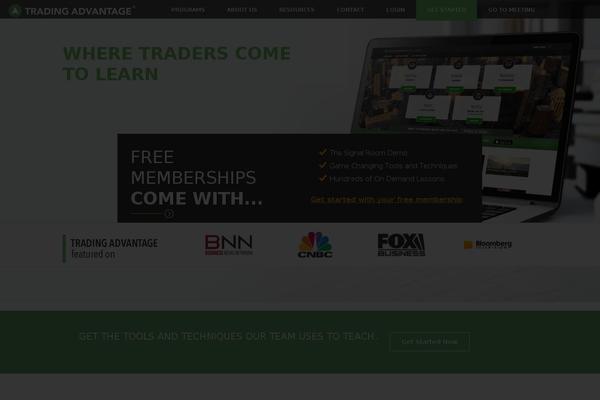 Site using Twiget Twitter Widget plugin